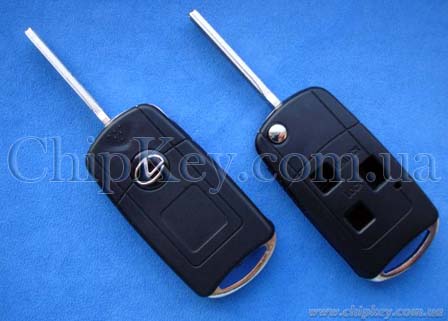 Ключ Lexus выкидной (корпус) 3 кнопки, Acura style