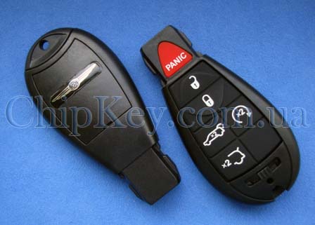 Ключ Chrysler Dodge Jeep Smart Key (корпус) 6 кнопок