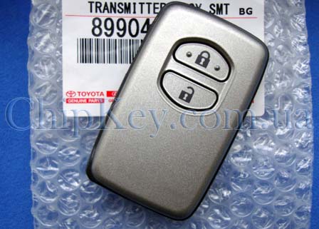 Ключ Toyota Highlander GSU45L, 2 кнопки Europe 433Mhz, 07.2010 - 2013, Original