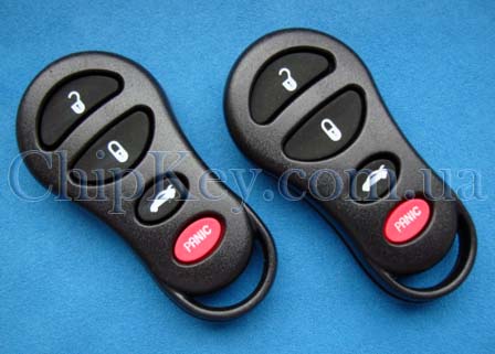 Пульт Chrysler Dodge Jeep 4 кнопки, 315Mhz