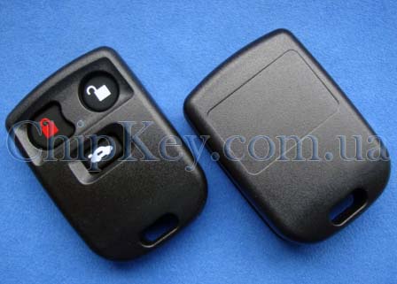 Ключ Jaguar пульт сигнализации (корпус) 3 кнопки