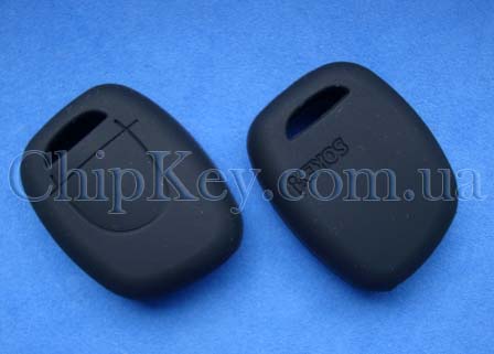 Чехол Renault силиконовый 1 кнопка, черный