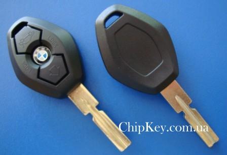 Ключ BMW (корпус) 3 кнопки, лезвие HU58