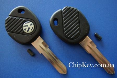 Ключ Volkswagen (корпус) под чип