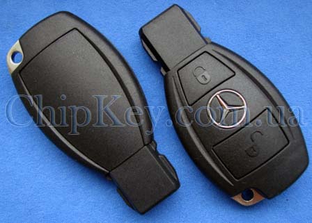 Ключ Mercedes Smart key 2 кнопки (корпус)
