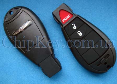 Ключ Chrysler Dodge Jeep Smart Key (корпус) 3 кнопки