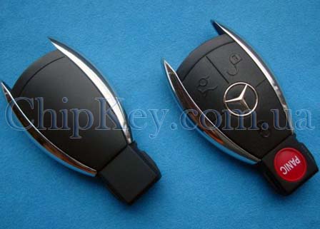 Ключ Mercedes Smart Key (корпус) 4 кнопки