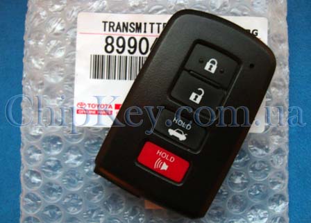 Ключ Toyota Avalon, Camry, Corola Smartkey 4 кнопки, FCC ID: HYQ14FBA  89904-06140, для рынка USA , Original