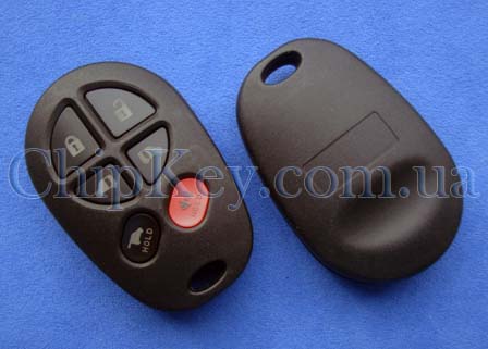 Toyota пульт (корпус) 6 кнопок