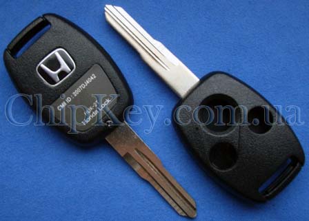 Ключ Honda (корпус) 3 кнопки, без места под чип