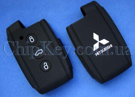 Силиконовый чехол Mitsubishi Smartrey силиконовый чехол 3 кнопки, черный