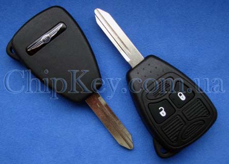 Ключ Chrysler Dodge Jeep (корпус) 2 кнопки