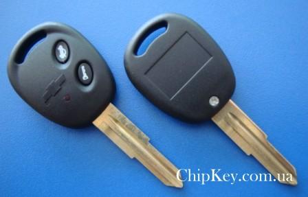 Ключ Chevrolet (корпус) 2 кнопки