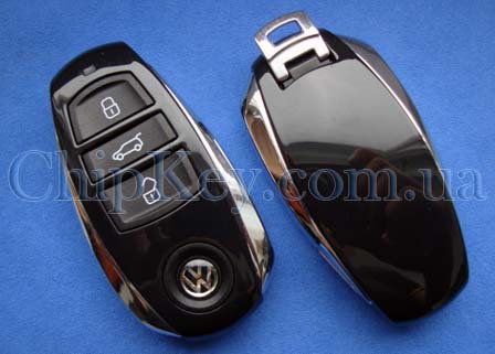 Ключ Volkswagen Touareg 7P6.959.754 AT, smart key с key less 3 кнопки, id46(pcf7945), 868Mhz для рынка Европы