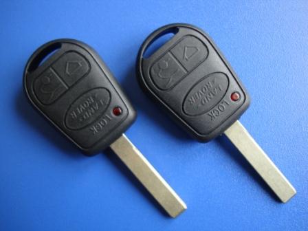 Ключ Land Rover (корпус) 3 кнопки, лезвие hu92