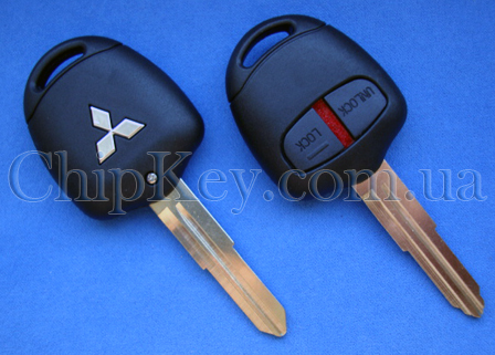 Ключ для Mitsubishi Outlander с 2006-, Lancer с 2008-, ASX с 2010-, с чипом id46(pcf7936), 433Mhz